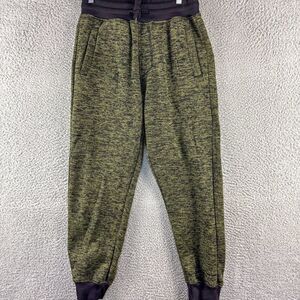 Southpole Fleece Joggers Men Small Green Marled Pant Athletic Outdoor Loungewear